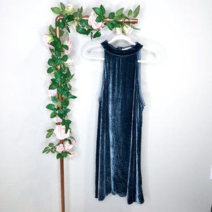 3/$30 Bella Dahl Velvet Mock Neck Halter Dress